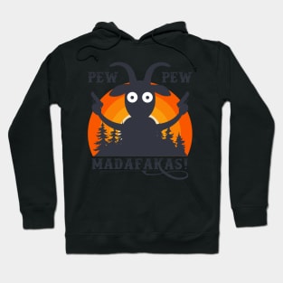 Goat Pew Pew Madafakas Vintage Hoodie